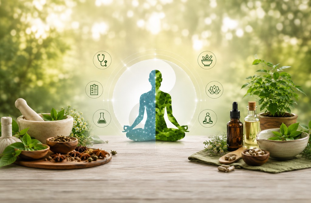 Integrative medicine combining natural healing therapies and conventional care for chronic disease at SOUKYA